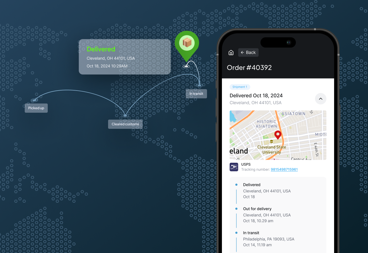 Enhanced order tracking: Real-time updates for every shipment